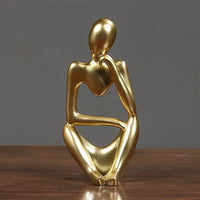 Home Décor Nordic Style Left and Right Thinking Character Personalized Home Accessories Abstract Resin Craft Ornament Room Décor