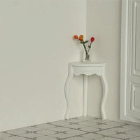 1Pcs Doll House Accessories 1:12 Dollhouse Miniature Retro Small Edge Several Mini Tea Table Furniture Home Model Decor Toy