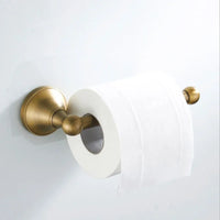 Bathroom Accessories Antique Brass Wall Mounted Toilet Paper Holder Towel Ring Robe Coat Hook Bathroom Hardware