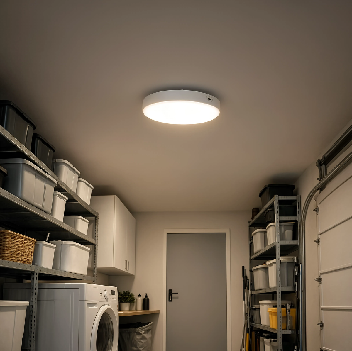 Battery Powered LED Ceiling Light | Motion Sensor, No Wiring