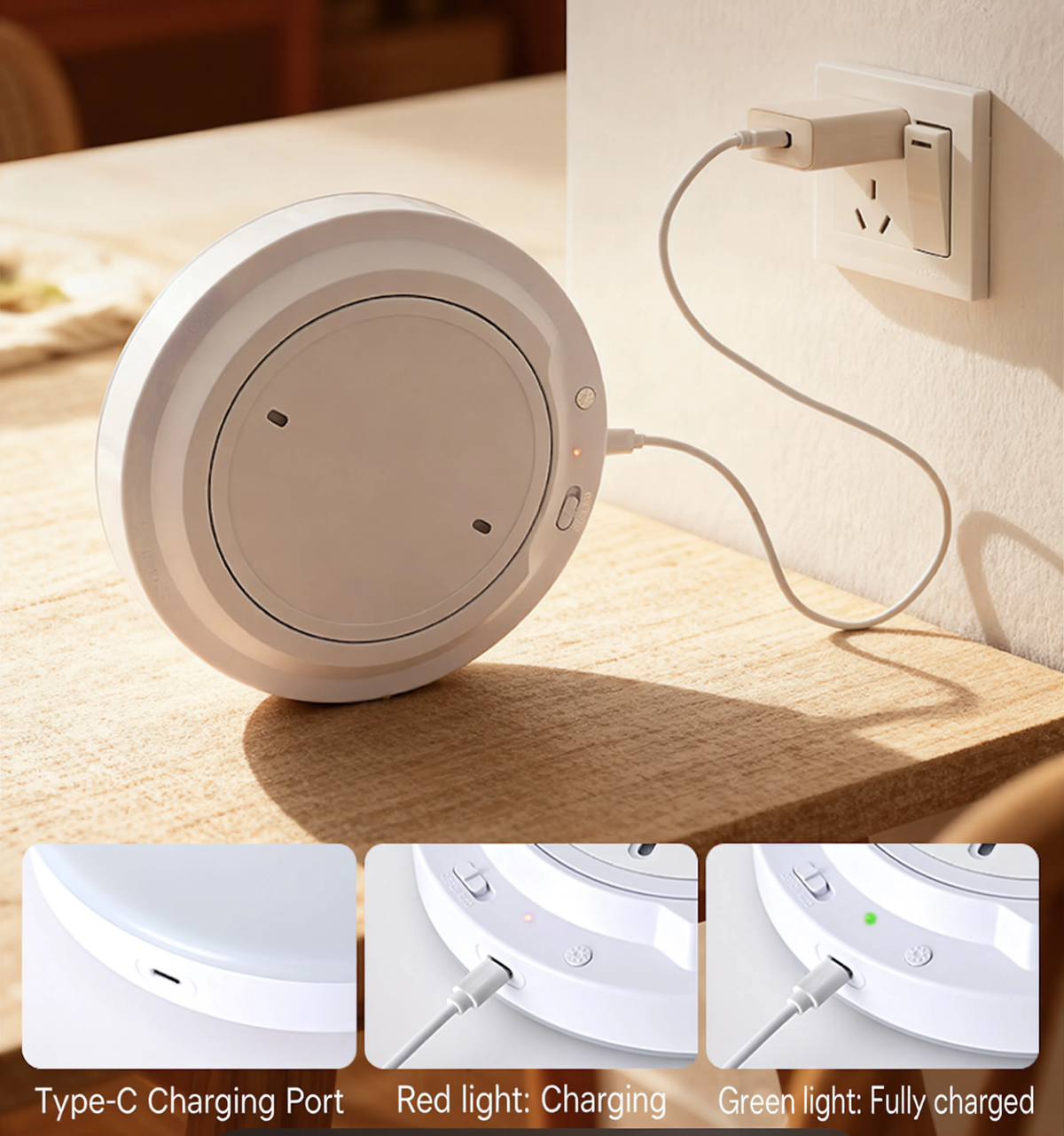 Battery Powered LED Ceiling Light | Motion Sensor, No Wiring