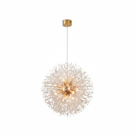 Dandelion Crystal Pendant Light | G9 | 60cm Sphere