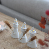 LED Ceramic Witches - Set of 3