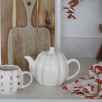 Pumpkin Tea Pot - Speckled