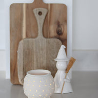 LED Ceramic Cauldron