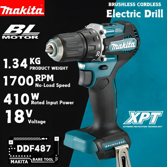 Makita DDF487 LXT 18V Brushless Cordless Drill Driver