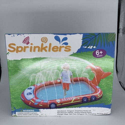 Sprinkles Pool Submarine Splash Pad for Kids, Inflatable Sprinkle Outdoor Water