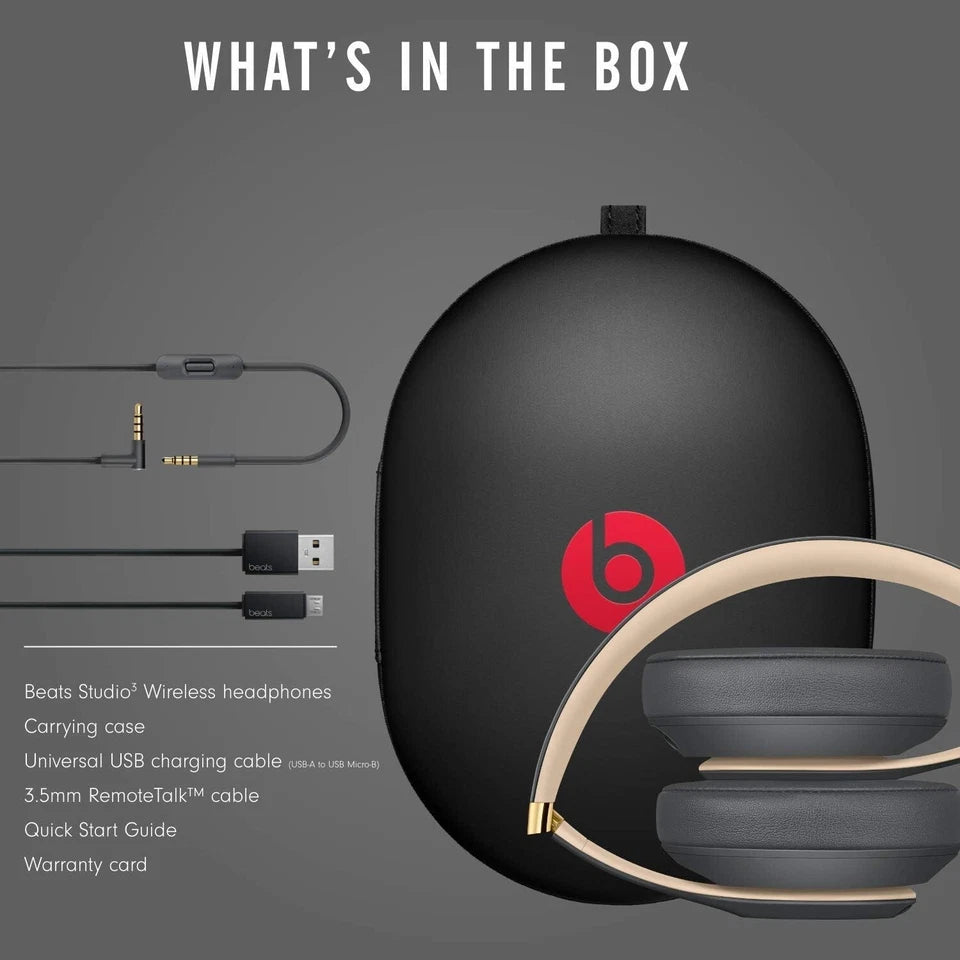 Beats Studio3 Wireless Headphones – The Beats Skyline Collection - Shadow Grey