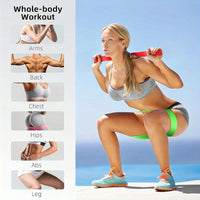 5pcs Portable Fitness Resistance Bands - Full Body Workout, Hip/Leg/Arm Extension