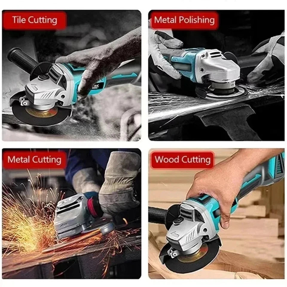 Makita 18V 100mm DGA404 Brushless Lithium Electric Angle Grinder Rechargeable