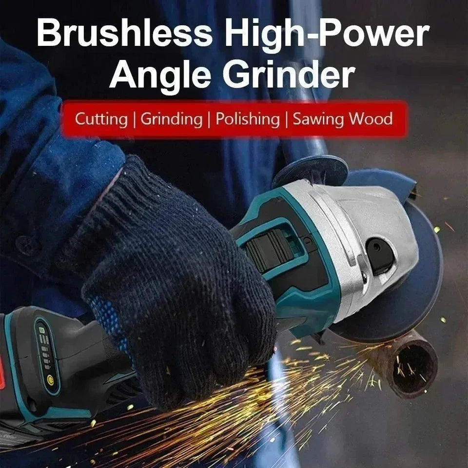 Makita 18V 100mm DGA404 Brushless Lithium Electric Angle Grinder Rechargeable