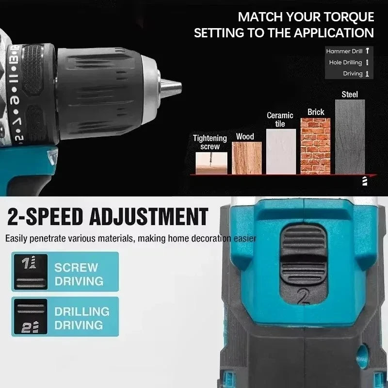 Makita DDF487 LXT 18V Brushless Cordless Drill Driver