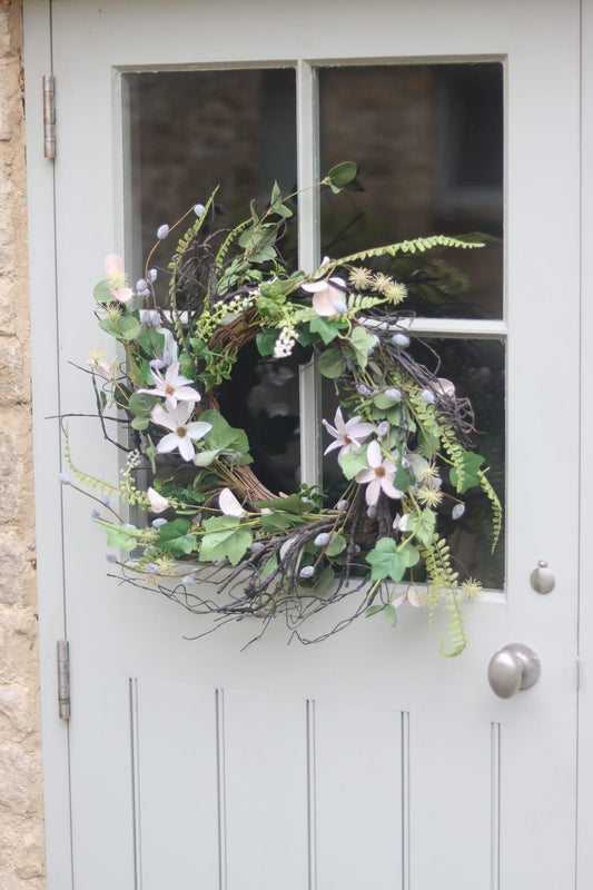 Spring Door Wreath - Spring Flower