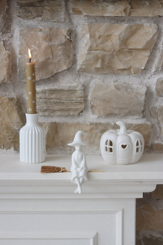 Shelf Sitting Witch - Broom